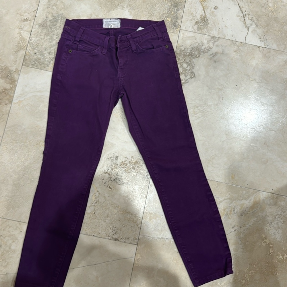 Current Elliot purple jeans size 24